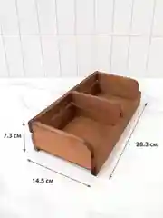 Подстава деревянная для бумажных салфеток/салфетница деревянная/подставка/органайзер