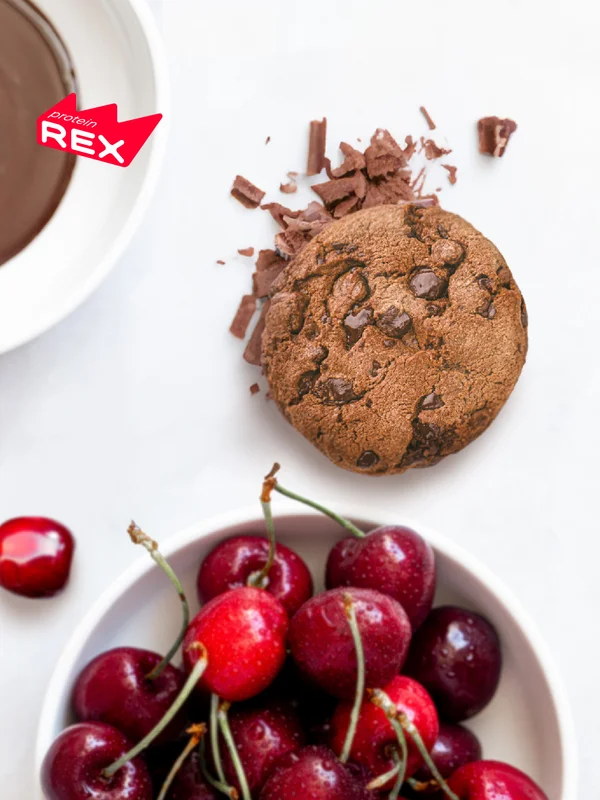 Протеиновое печенье ProteinRex COOKIE х 2, без сахара, шоколад-вишня, 50 г