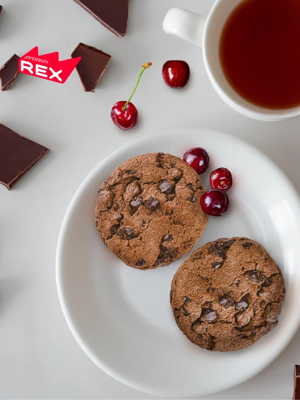 Протеиновое печенье ProteinRex COOKIE х 2, без сахара, шоколад-вишня, 50 г