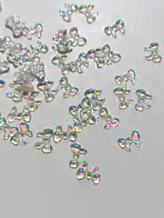 Бежевый меланж объемные фигурки для маникюра / Стразы для 3D дизайна ногтей