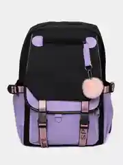 Фиолетовый рюкзак женский, школьный, рюкзак для девочек, портфель