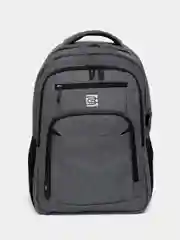 Серый рюкзак универсальный, мужской, женский, USB, школьный