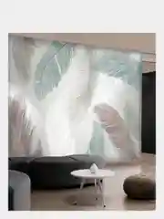 Фотообои 3D на стену флизелиновые "Перья" 300*283 см, обои моющиеся, виниловые
