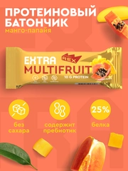 Протеиновый батончик ProteinRex EXTRA "Манго-папайя", без сахара, 40 г