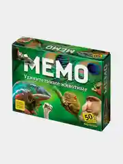Мемо Нескучные игры "Удивительные животные", 50 карточек