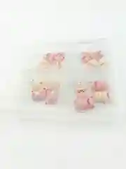 Пастельно-коралловый объемные фигурки для дизайна ногтей 3d, цветы, бабочки, рыбки, свинки, наборы