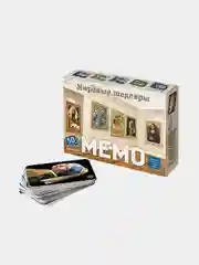 Мемо Нескучные игры "Мировые шедевры", 50 карточек