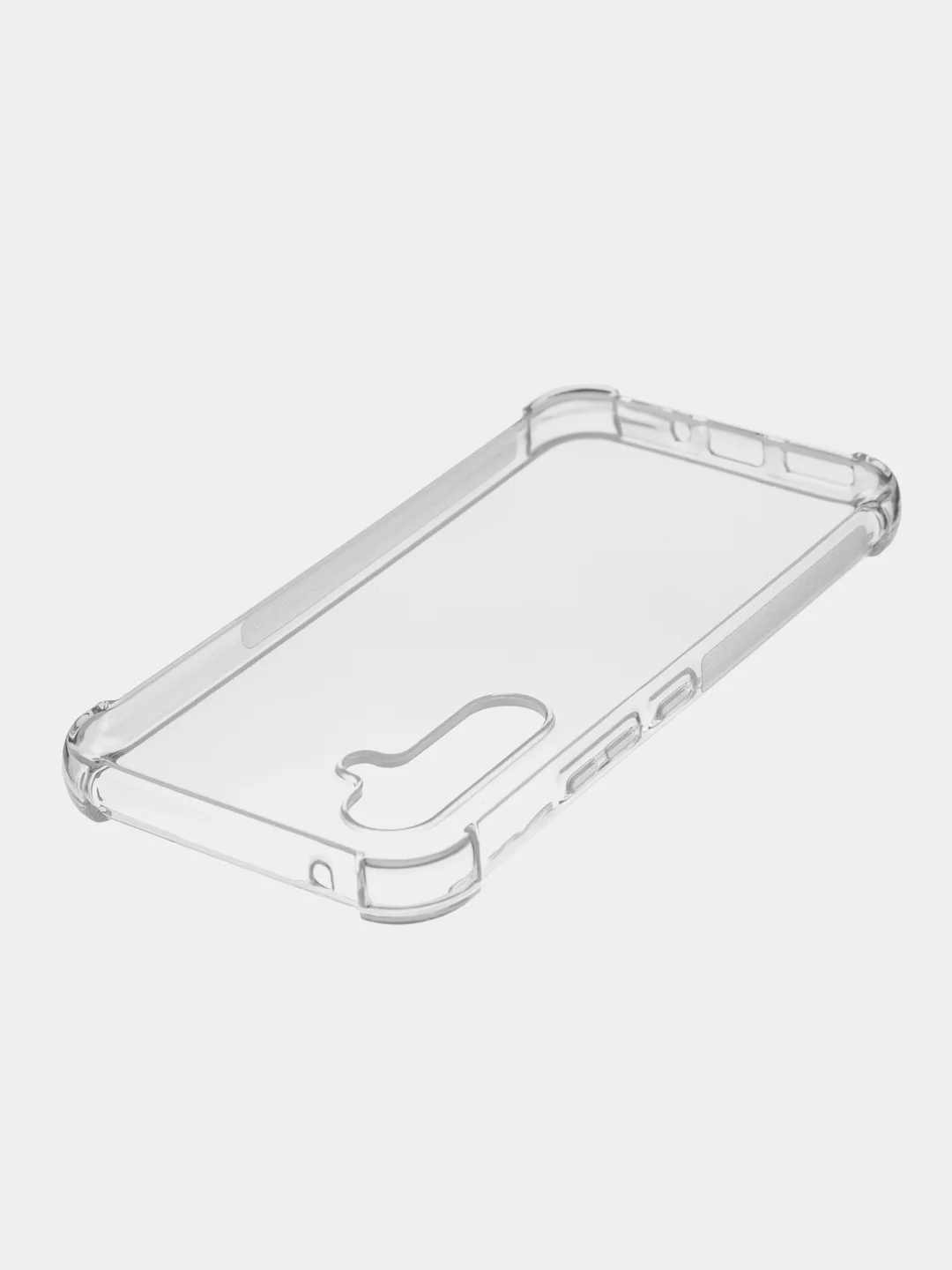 Прозрачный чехол для Samsung Galaxy A54 противоударный силиконовый BROSCORP прозрачный, защита углов