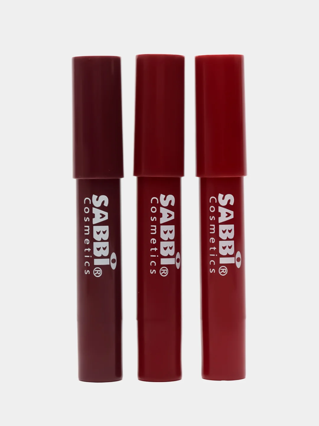 Коралловый помада для губ SABBI Lipstick матовые карандаши для губ, 3 насыщенных оттенка в наборе