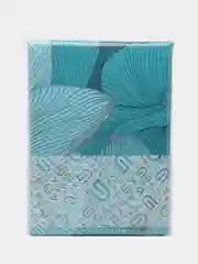 Постельное белье 1,5-спальное, 2-спальное, евро, семейное, бязь Galtex Богема бирюзовый