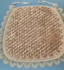 Накидка на стулья со спинкой,украшен кружевами по периметру,Размер - 50/50 ,Ткань-велюр
