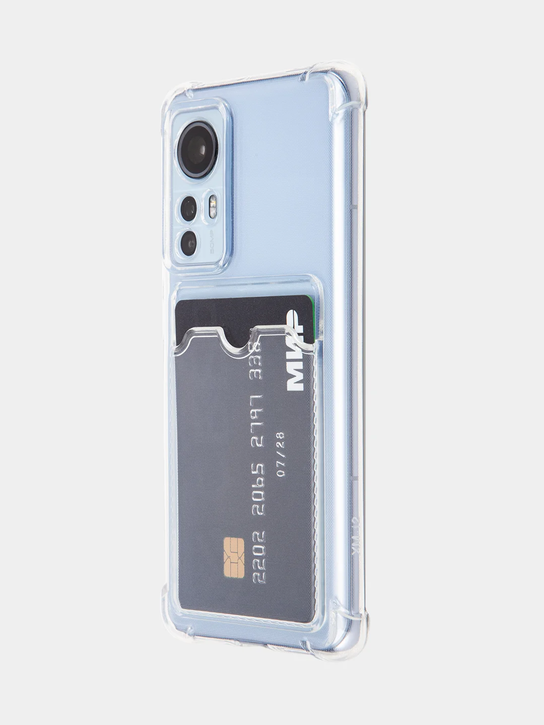 Молочный чехол для Xiaomi 12, 12X, 12S противоударный BROSCORP силиконовый с усиленными углами