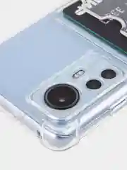 Молочный чехол для Xiaomi 12, 12X, 12S противоударный BROSCORP силиконовый с усиленными углами