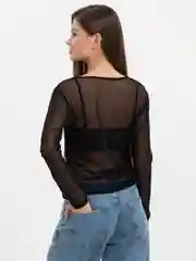 Угольный футболка "Сетка"
