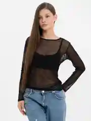 Угольный футболка "Сетка"