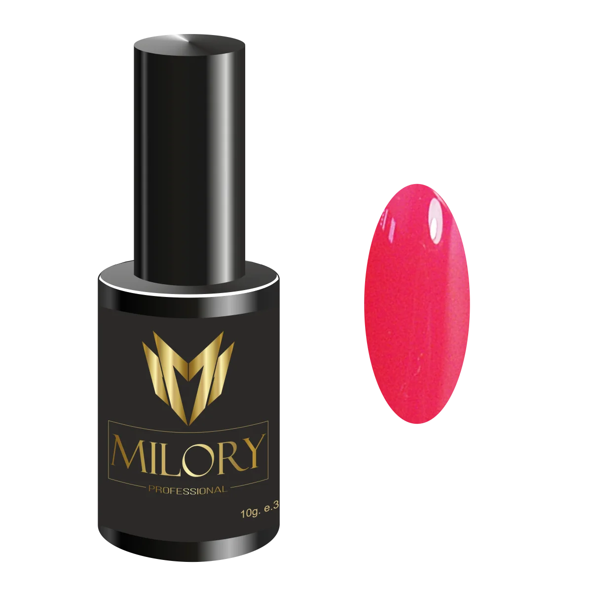 Фуксия milory, Гель-лак Neon Collection № 04, 10 мл, Арт.:MLGN4