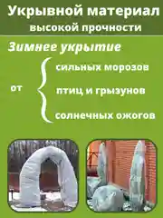 Белый укрывной материал для укрытий на зиму растений, спанбонд белыйдля роз, туй укрытие