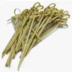 Шпажки для канапе, закусок, деревянные, узелок 9 см, 100 шт