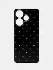 Черный чехол на Redmi Note 13R/Redmi 13/Poco M6 4G / Редми Нот 13R/Редми 13/Поко М6 4G прозрачный