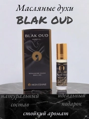 Арабские масляные концентрированные духи Aksa, Black Oud Montial, 6 мл, мужские и женские
