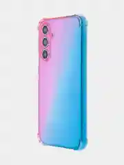 Розовый чехол для Samsung Galaxy A54 противоударный силиконовый ROSCO, прозрачный, усиленные углы