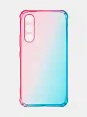 Розовый чехол для Samsung Galaxy A54 противоударный силиконовый ROSCO, прозрачный, усиленные углы