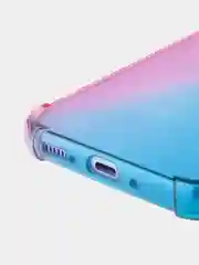 Розовый чехол для Samsung Galaxy A54 противоударный силиконовый ROSCO, прозрачный, усиленные углы