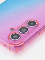 Розовый чехол для Samsung Galaxy A54 противоударный силиконовый ROSCO, прозрачный, усиленные углы