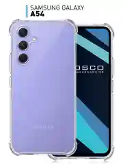 Прозрачный чехол для Samsung Galaxy A54 противоударный силиконовый ROSCO, прозрачный, усиленные углы