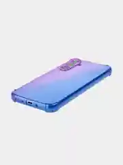 Фиолетовый чехол для Samsung Galaxy A54 противоударный силиконовый ROSCO, прозрачный, усиленные углы