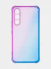 Фиолетовый чехол для Samsung Galaxy A54 противоударный силиконовый ROSCO, прозрачный, усиленные углы