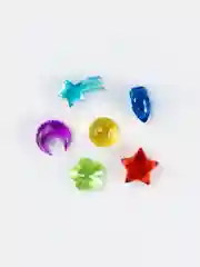 Акриловые кристаллы, камни "Фигурки" по 30 шт, Color Si