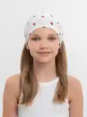 Белый косынка для волос из муслина