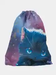 Мешок для обуви Brauberg Anime cat, сумка для сменки в школу, чехол с карманом, подкладкой