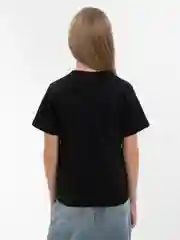 Черный футболка детская унисекс
