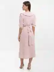 Конфетный платье женское летнее муслиновое