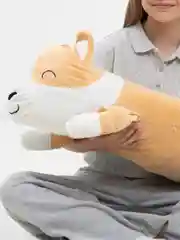 Корги мягкая игрушка, гусь обнимусь, кот батон Хаски, разные размеры