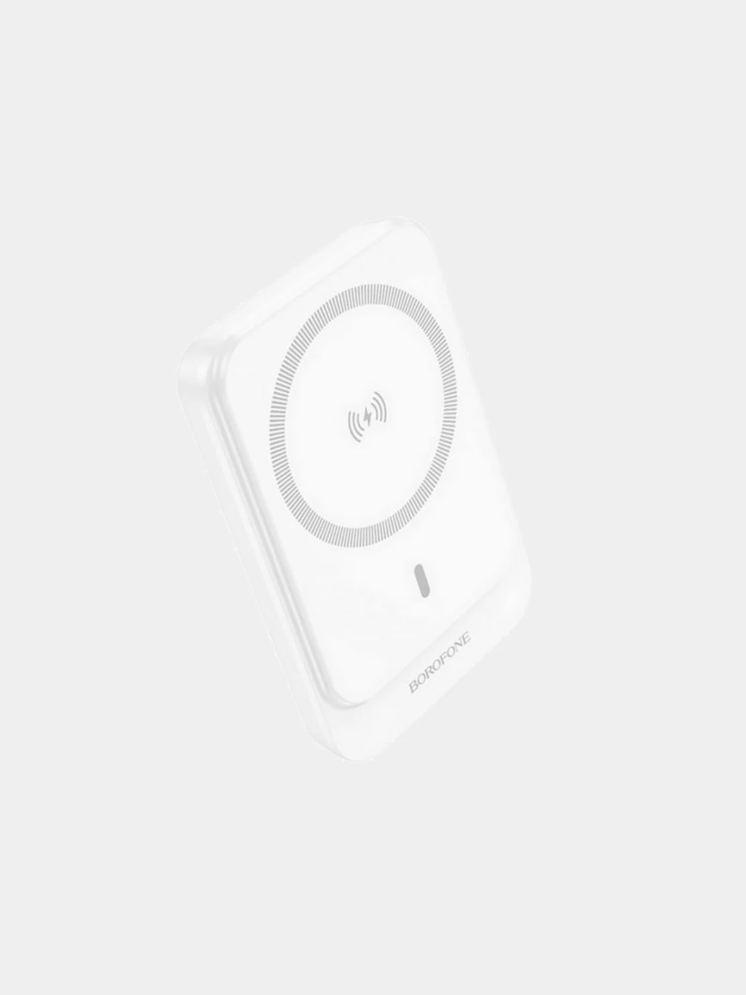 Белый повербанк Borofone BJ63 5000 mAh для iPhone ультратонкий с magsafe и быстрой зарядкой 20W