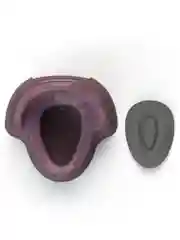Фиолетовый горшок детский с крышкой AMAROBABY Ergonomic