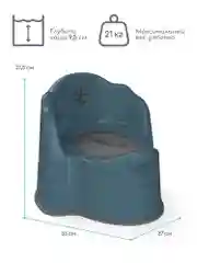 Бирюзовый горшок детский с крышкой AMAROBABY Ergonomic
