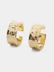 Золотой серьги каффы женские, набор 4 шт