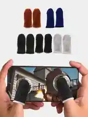 Черный игровые, сенсорные напальчники, для игры на смартфоне в Brawl Stars, PUBG, Genshin Impact