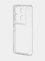 Прозрачный чехол для Infinix Note 30 VIP силиконовый BROSCORP прозрачный с бортиком- защитой камер