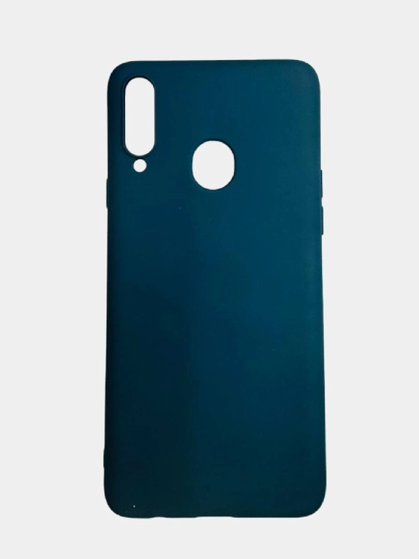 Чехол TPU для Samsung A20S, тёмно-синий