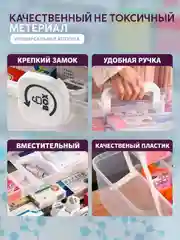 Аптечка домашняя, органайзер для лекарств, 39,5 х 21,5 х 26,5 см