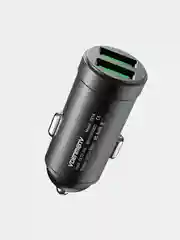 Красный автомобильное зарядное устройство 2 USB, 2,4А