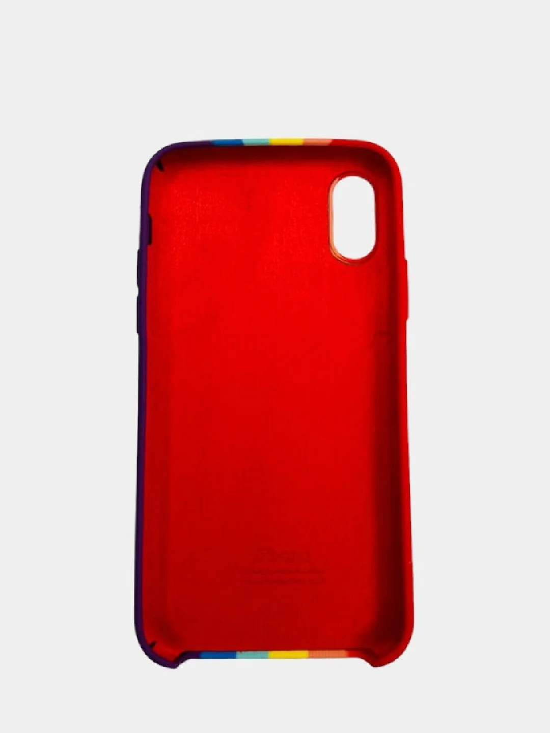 Чехол SILICONE COVER разноцветный для iPhone X / XS