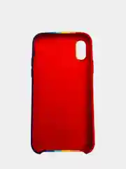Чехол SILICONE COVER разноцветный для iPhone X / XS