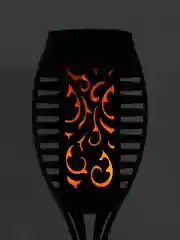 Светильник садовый с эффектом пламени от солнечной батареи 12LED