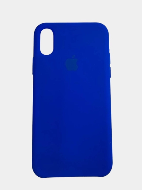 Чехол SILICONE COVER для iPhone X / XS, синий